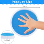 MoloTAR 8 Colors Rainbow Washable Large Ink Pads for Rubber Stamps Kids (Pack of 8)