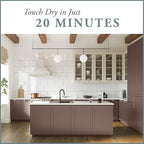 AMY HOWARD AT HOME Chalk-Based One Step Paint for Furniture, Cabinetry, Decor, Finish, and More | No Stripping, Sanding, or Priming | Medium Base | 32 Ounce | Kembel