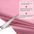 MECCANIXITY 50 Pack Toner Reactive Foil ,Deco Foil Transfer Sheets 8.5"x11" A4 Hot Foil Paper for Laser Printer Scrapbooking Heat Transfer DIY Craft,Pink