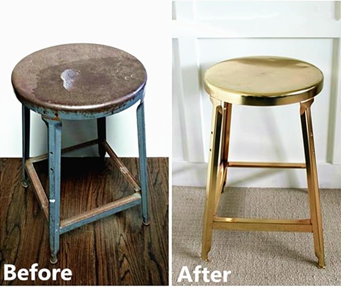 Shimmer Copper Metallic Acrylic Paint Metallic Chalk Paste 1.7oz/50ml, Ideal for Wood/T-Shirts/Glass/Stone, DIY Crafts Projects Glitter Pearlescent Golden Pigment Suitable for Beginners Artists