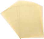 MECCANIXITY Colored Vellum Paper, 40 Sheet Orange Yellow Transparency 11.7 x 8.2 Printable Vellum Paper, Translucent Vellum Sheets for Printing Wedding Invitations, Ink Jet Laser Printer