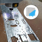 2Pack 5052 H32 Thin Aluminum Sheet Metal 12 x 12 x 1/64 (0.02”) Inch Plain Aluminum Plate Covered with Protective Film, Rectangle 0.5MM Aluminum Metal Plate for Crafting, Industrial