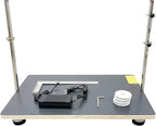 TECHTONGDA Hot Wire Foam Cutter Styrofoam Cutting Machine Thermocut with Temperature Adjuster and Cutting Wire 110V (38 x 58cm/15 x 22.8in, Black)
