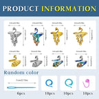 34 Pcs Adjustable Crochet Ring Set, 8 Pcs Knitting Ring, Tension Rings for Crocheting, Crochet Ring for Finger, Stitch Markers Plastic Needles for Crocheting, Crochet Accessories with Storage Box