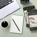 Jexine 40 Pcs 5.5'' x 8.5'' Top Spiral Bound Sketch Book 30 Sheet Each(68lb/100gsm), Sketching Drawing Pad Bulk Artist Sketch Pad Kids Drawing Paper Art Sketchbook for Painting (Tree)