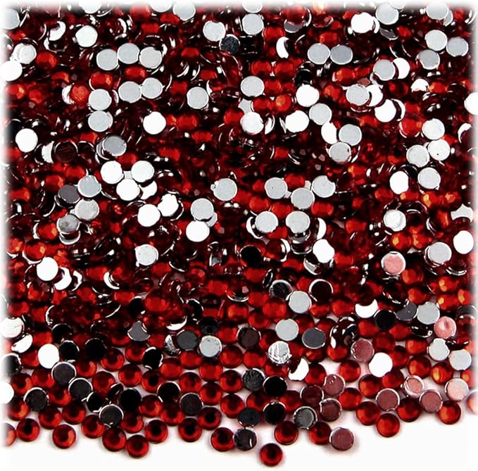 The Crafts Outlet 1,440pc Rhinestones Round 3mm (10ss) Lavender (Light Purple)