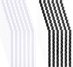 2040pcs 20 Sheets Self Adhesive Photo Corners, Clear PVC Picture Mounting Corners Stickers Black Photo Scrapbook Corner Stickers for Scrapbooking, Album, Journal, Memory Books