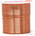 Mandala Crafts 20 Gauge Anodized Aluminum Craft Wire for Jewelry Making - 450 FT Colored Flexible Silver Copper Purple Pink Brown Ice Blue Wire - Bendable for Bonsai Armature Crafting Sculpting