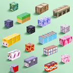 100PCS Magnetic Blocks - Magnet Cubes Toys Stacking, Build Mine Magnet World Magic Portal Set, 2025 Upgraded STEM Montessori Stacking Toy for 3+ Year Old Boys&Girls (Forest and Castle)