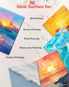 Canvas Boards for Painting 60 Pack, 11x14 Inch Canvas Panels White Blank 100% Cotton Art Supplies for Acrylics Oil Watercolor Tempera Paints