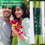 GLAMFIELDS Floral Tape Green, Flower Wrap Adhesive Waterproof Tape for Bouquets 0.25" (60 Yd/180 Ft) - 1 Roll