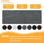 Fabric Repair Patches, Self-Adhesive Suede Patches Tape Durable, DIY Large Fabric Repair for Sofa, Couches, Furniture, Chair, Clothing （3.5X79 Inch, Dark Brown）
