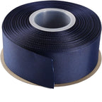 ITIsparkle 11/2" Inch Grosgrain Ribbon 25 Yards-Roll Set for Gift Wrapping Cake Decoration Party Favor Hair Braids Hair Bow Baby Shower Decoration Floral Arrangement Craft Supplies, Navy Ribbon