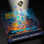 CiaraQ Mystery DND Dice Sets - Random 9 Complete Polyhedral Dice Sets with 9 Random Bags, Wide Range of Patterns, Surprise Blind Box DND Gifts for Dungeons & Dragons, Role Playing Table Game