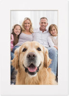 6x8 Mat for 8x10 Frame - Precut Mat Board Acid-Free White 6x8 Photo Matte Made to Fit a 8x10 Picture Frame, Premium Matboard for Family Photos, Show Kits, Art, Picture Framing, Pack of 10 Mats