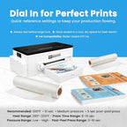 DTF Transfer Film Roll 23.6in x 328ft (Pack of 2) – Premium Plus Hot & Cold Peel – Double Matte Anti-Static – Heat Transfer Film for Vibrant Colors & Durable Prints – Works with All DTF Printers