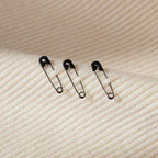 1000PCS Safety Pins, 0.75In/19mm Small Fastening Pins, Rust Resistant Nickel Plated Steel Set for Crafting, Sewing, Jewelry Making Fabric, Rimming Fastening Clip Button for Garment Hang Tag (Black)