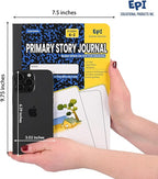 EPI Marble Hardcover Primary Ruled Composition Notebook | 200 Pages (100 Sheets), 9.75 x 7.5 in, Sturdy Sewn Binding | School, Office, Journaling, Notes - 48 Pack
