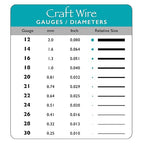 The Beadsmith Wire Elements Craft Wire – Tarnish Resistant, Soft Temper, Round, Black Color – 0.41mm, 26 Gauge, 30 Yard Spool – Jewelry Making, Wire Wrapping, Floral, & Other DIY Crafts