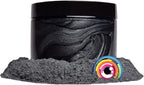Eye Candy Pigments Premium Grey Mica Powder - Storm Grey (50gr) - for Epoxy, Resin, Soap, Paint, Woodworking, Acrylic Pouring, Bath Bombs, Fishing Lures - DIY Arts and Crafts Additive