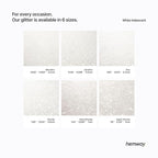 Hemway Polyurethane & Epoxy Resin Glitter 100g / 3.5oz Metallic Crystal Flake Additive for Flooring Jewelry Tumblers Glass Pigment - Chunky (1/40" 0.025" 0.6mm) - White Iridescent