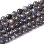 10MM 36PCS AAA Natural Labradorite Gemstone Beads for Jewelry Making Crystal Energy Stone Healing Power DIY Bracelet Necklace 15"