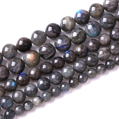 10MM 36PCS AAA Natural Labradorite Gemstone Beads for Jewelry Making Crystal Energy Stone Healing Power DIY Bracelet Necklace 15"