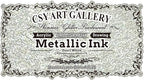 CSY Art Gallery Silver-White Calligraphy Inks for Artist -Acrylic Ink Paints 30ml – Perfect for Canvas, Wood, Ceramic, and DIY Projects (Pearl White)