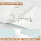 Journaling Notebooks A5 College Ruled Notebook 32 Pack Lined Small Kraft Notebooks Bulk 8.3x5.5 Inches, 16 Colors Composition Notebooks Writing Journal School Supplies for School Work and Travel