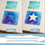 White Masking Fluid for Watercolor Painting 30ml, Resistant Ink and Pouring Paint, Watercolor Masking Fluid Keeps Areas Colorless and Edges Sharp