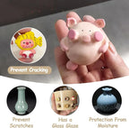 50ml Air Dry Clay Glaze & Varnish - Matte Finish for Crafts/Pottery/Sculptures - Waterproof & Quick-Drying & Non-Yellowing Clear Coating - Matte Polymer Clay Sealer