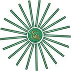SWANGSA 20 Pieces Glue Gun Sealing Wax Sticks Metallic Green for Wax Seal Stamp, Great for Wedding Invitations, Cards, Envelopes, Wine Packages, Gift Wrapping (Metallic Green)