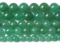 72PCS 10MM Natural Green Aventurine Beads Natural Gemstone Crystal Energy Stone Beads for Jewelry Making DIY Bracelet Necklace 2 Strand 32"