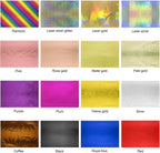 Briartw 20x29cm Hot Foil Paper 50 Sheets Pack Toner Reactive Foil Hot Stamping Foil Paper by Laser Printer and Laminator for Scrapbooking Craft Cardmaking DIY Album (Laser Gold, 50 Sheets)