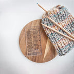 Quick Gauge Ruler, Gauge Ruler for Knitting and Crochet, Scarf Keychain Knitting No Counting Needed, Slide Sewing Rulers and Guides for Fabric Stitch Measuring Crochet Tool(2pcs)