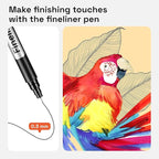 ARTISTRO 24 Watercolor Markers with Flexible Paint Brush Pens for Pros & Beginners - Consistent, Smooth, Bright, Washable, Non-Toxic, Ideal for Coloring, Calligraphy, & Manga
