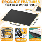 FINDMAG Magnetic Sheets (8” x 10”), Pack of 12, Flexible Magnet for Hanging Pictures, Photos, Paper Magnet for Dies, Adhesive Magnetic Sheets for Fridge, Locker, Cabinet Doors.