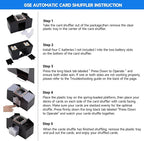 GSE Games & Sports Expert 4-Deck Automatic Card Shuffler, Battery-Operated Shuffler Machines for Playing Cards, Blackjack, Texas Hold'em, Canasta, UNO, Rummy, Bridge