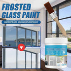 Frosted Glass Paint, 2Pcs Matte Hazy Spray, Door and Window Shading, UV Resistant, Waterproof, for Baby, Indoor-Outdoor, 1 Can, 2 Brushes