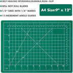 Anezus Craft Knife Precision Cutter and Self Healing Cutting Craft Mat Hobby Knife Set with 30 PCS Knife for Art Hobby Craft Scrapbooking Stencil