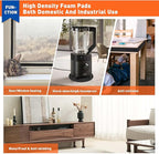 MAGZO Backed Adhesive Foam Padding 1/2" Thick x 12" W x 59" L, Black Neoprene Sheets, Closed Cell Foam Sheet Roll