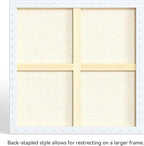 PHOENIX 30x30 Inch 2 Pack Gallery Canvas - 1.5 in Thick Large Square Canvases for Painting - Deep Edge 100% Cotton 11 Oz. Gesso Primed White Blank Professional Canvas Oil & Acrylic Paints