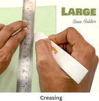 CrafTreat Teflon Bone Folder and Scoring Tool - Large Bone Folder - Paper Scorer for Paper Crafting, Bookbinding, Scrapbooking - Leather Burnishing Tool - Smooth, Ergonomic Tools (Large 1 pc)