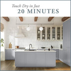 AMY HOWARD AT HOME Chalk-Based One Step Paint for Furniture, Cabinetry, Decor, Finish, and More | No Stripping, Sanding, or Priming | Light Base | 32 Ounce | Atelier