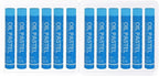 PATIKIL Sky Blue Oil Pastels, 12Pcs Soft Oil Crayons Creamy Pastels Stick Art Supplies for Art Painting Drawing Blending Graffiti for Artists Beginners