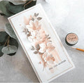 Lapoo Metal Cutting Die for Scrapbooking, 3D Backgrounds Frame New Cutting Dies DIY Album Card Making Decor Paper Craft Metal Die Cuts Party Wedding Decorations (Flower Branches 4.7 x 4.1 in)