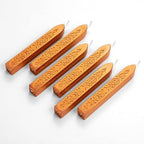 6 Pieces Sealing Wax Sticks with Wicks for Letter Seal Wax Stamp,Wedding Invitations, Packaging Decoration,Christmas Gift Ideas (Dark Gold)