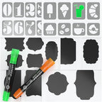 ARTEZA Liquid Chalk Markers, Set of 8 Neon Colors, Erasable & Washable
