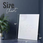 White Foam Board 11 x 14 x 1/8" (3mm) Inch, 15 Pack Acid-Free Foam Core Poster Board Sheets for Art, Crafts, Presentation, Vision Board, Signboard, and Party Decorations