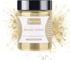 Mica Powder - 60g Mica Powder for Epoxy Resin - Pearl Pigment Powder Dye for Resin/Eye Shadow/Soap Making/Nails/Bath Bombs etc. (Magic Gold)